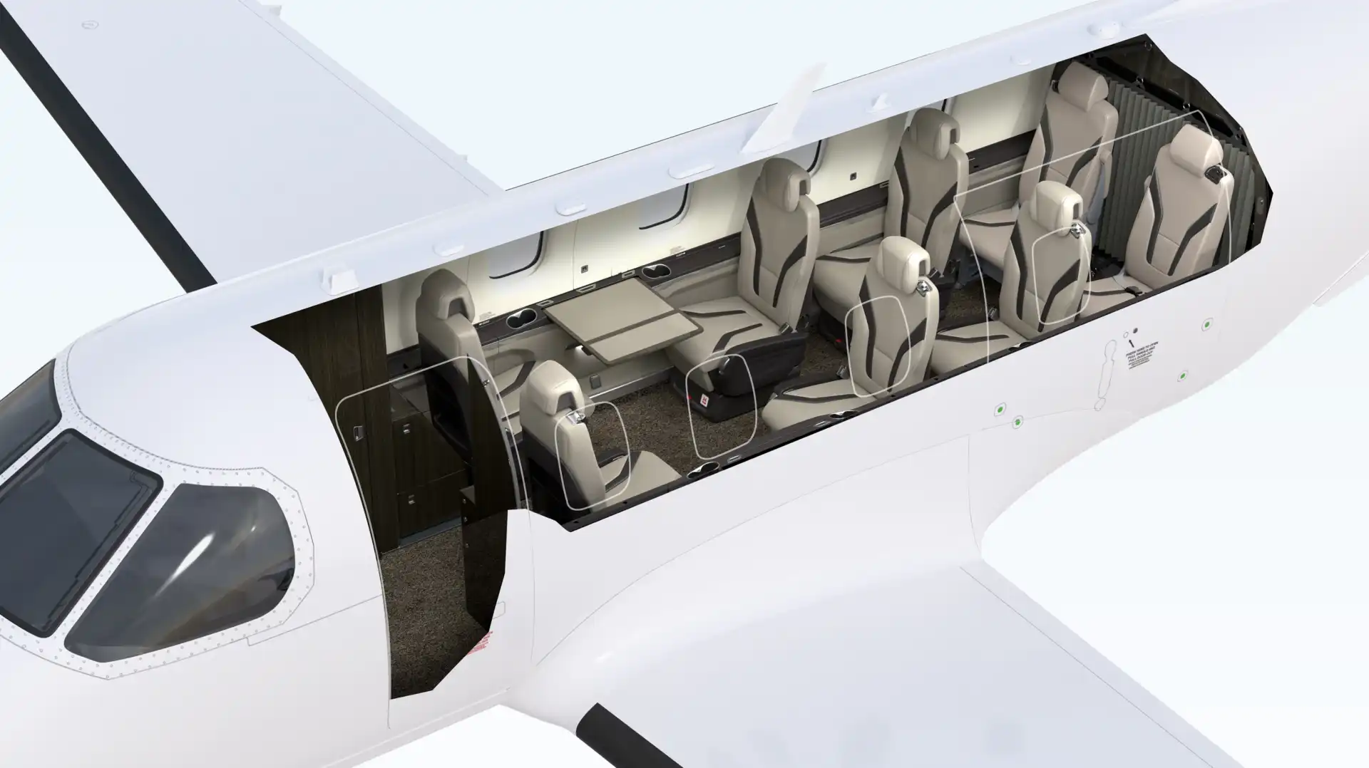 Executive 6 + 2 Seat Interior