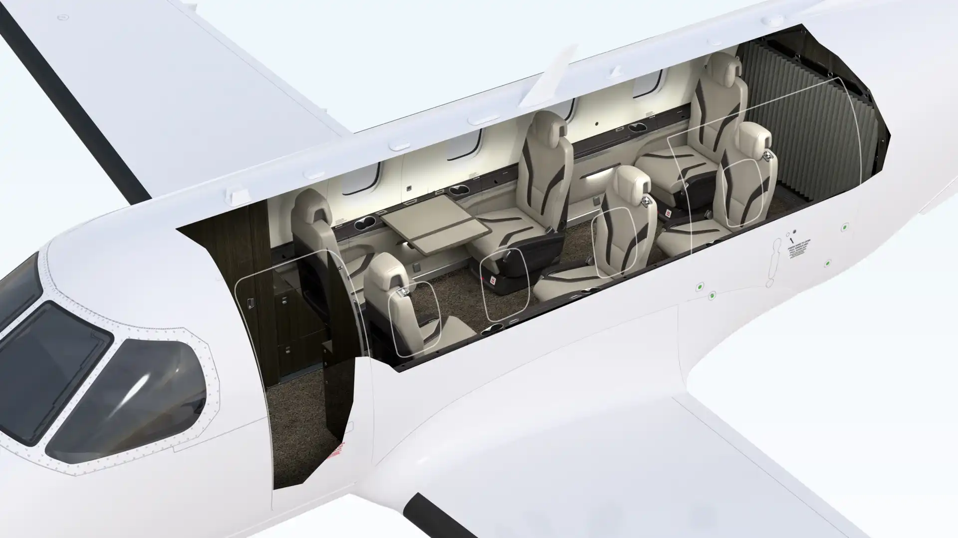 Executive 6 Seat Interior